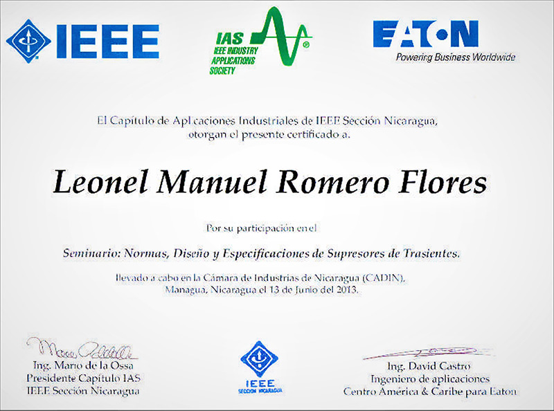 Seminario: Normas y Diseño de Trasientes